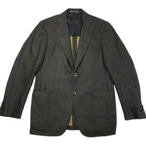 Canali Men's Kei Sport Coat Jacket Size 42 Brown Unstructured Wool Two Button